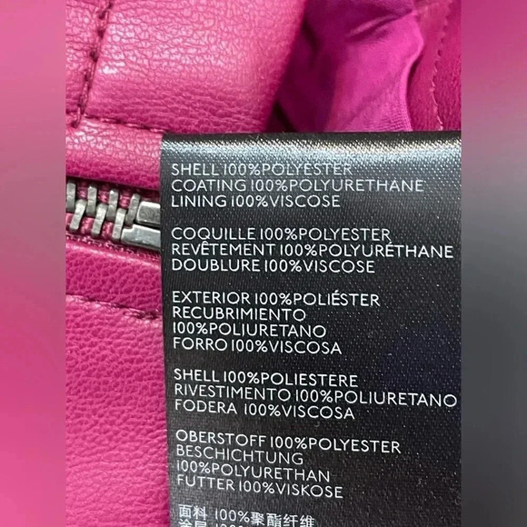 Free People Maya Mod Vegan Leather Full Front Zip Mini Skirt New size 12 - Picture 8 of 8